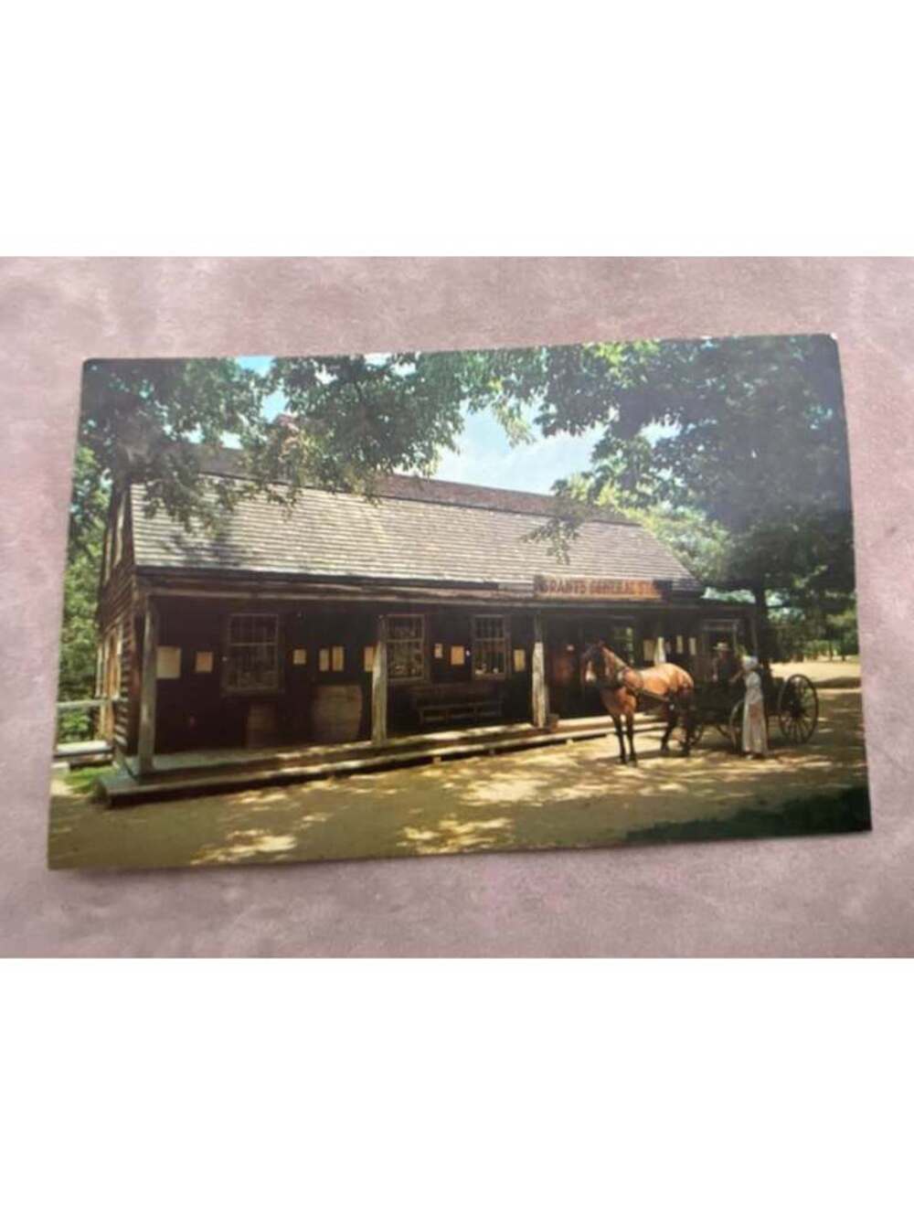 Vintage Old Sturbridge Village Postcard - Miner Grant's General Store